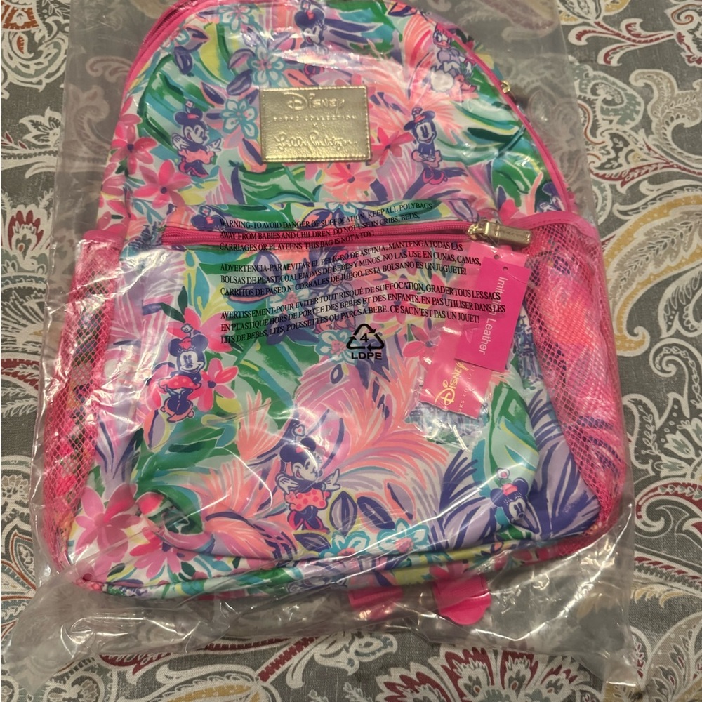 Lilly Pulitzer Pink Backpack